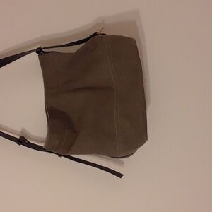 Nwot Rag & bone Clinton Forrest Green Canvas Bucket Shoulder Bag